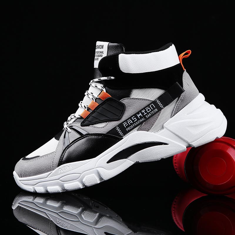 Streetwear Brand With Flowers - Hightop Summer Men's Sport Shoes Man