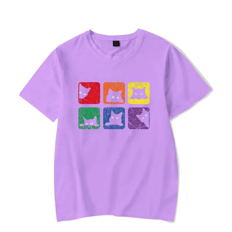 Short Sleeve Tees Men's T-shir - Streetwear Brand Cat review and price