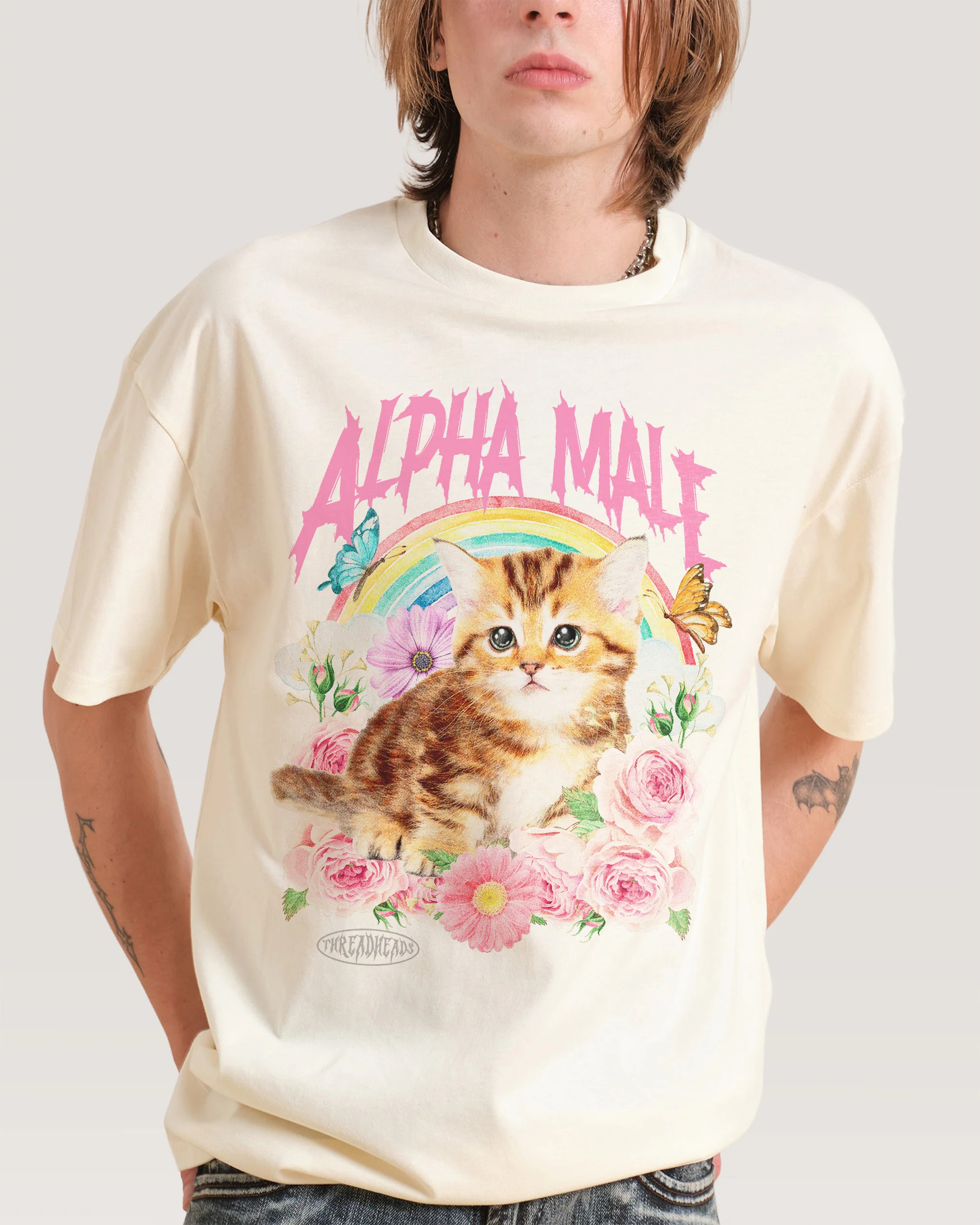 Alpha Male Fun Cute Cat Illust - Streetwear Brand Cat review and price