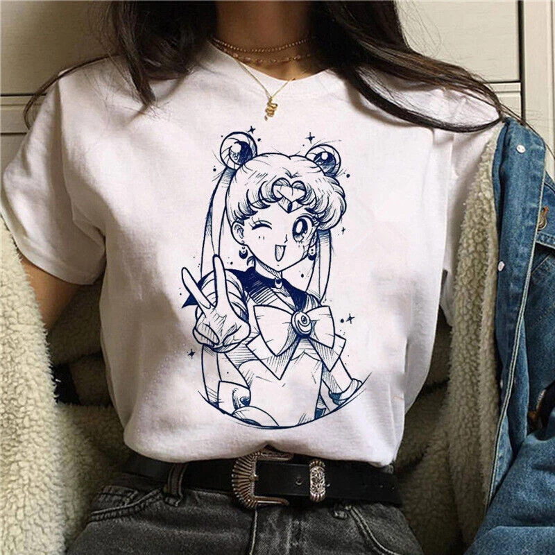T Shirt 90s Anime Sailor Moon  - Streetwear Brand Beanie review and price