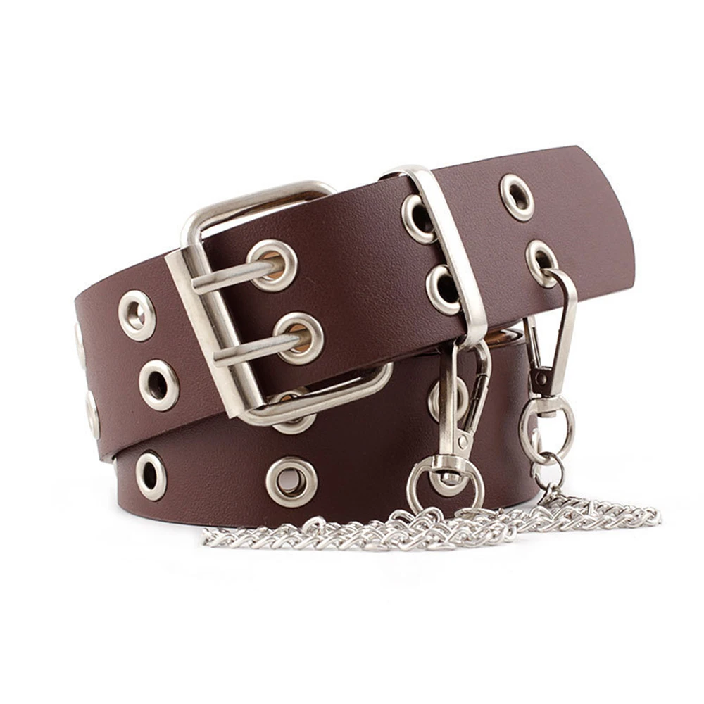 New Design Punk Rock Leather B - Streetwear Brand Belts review and price