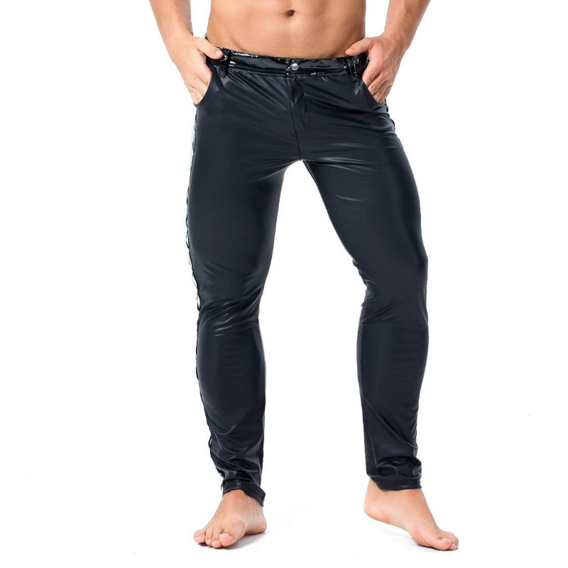 S-XXL Brand Men Leather Rivet  - Streetwear Brand For Men review and price