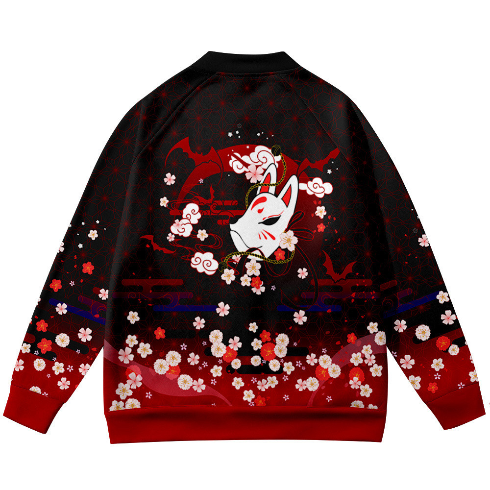 Coats Anime Flower Fox 3D Prin - Streetwear Brand With Flowers review and price