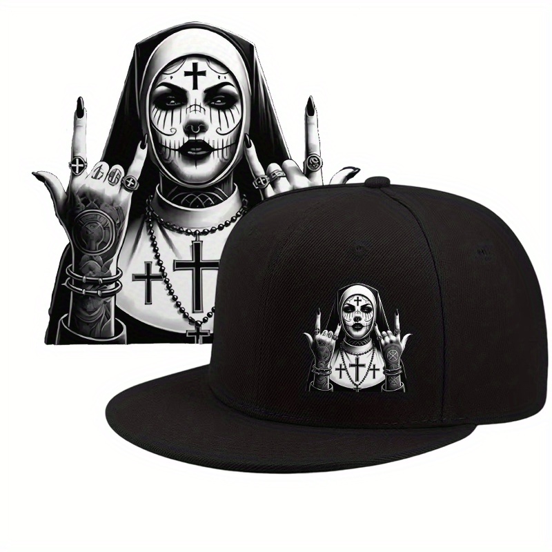 Halloween Nun Print Design Tre - Streetwear Brand Beanie review and price