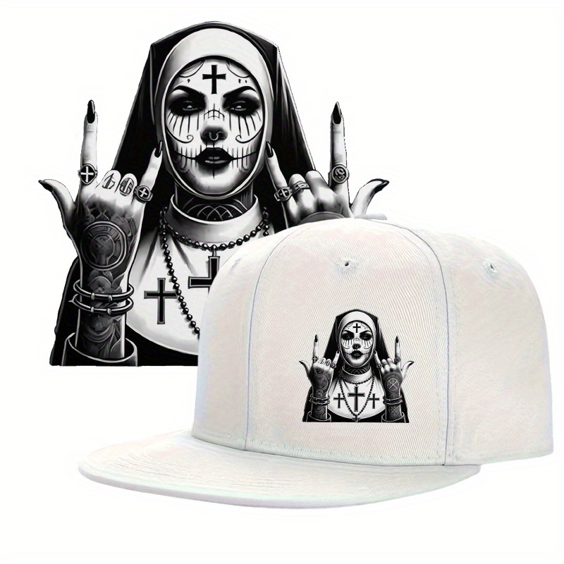 Halloween Nun Print Design Tre - Streetwear Brand Beanie review and price
